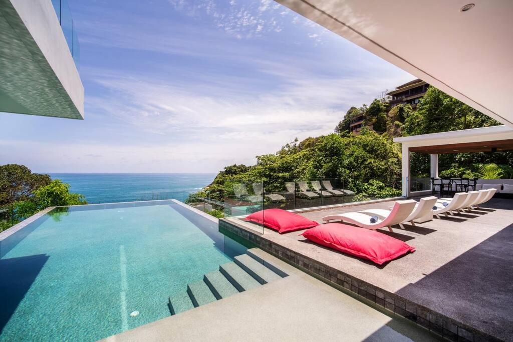 Kamala Seaview Villa Moon Shadow 6 Bedroom,W/Chef Ban Nakhale Exterior foto