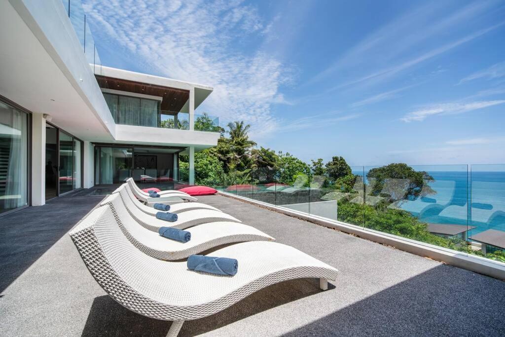 Kamala Seaview Villa Moon Shadow 6 Bedroom,W/Chef Ban Nakhale Exterior foto